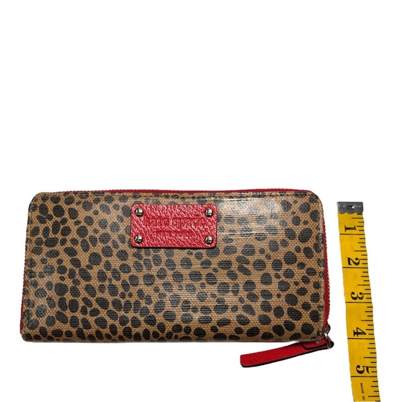 Kate Spade | Vintage Cheetah Print Zip Around Wallet - Picture 4 of 12
